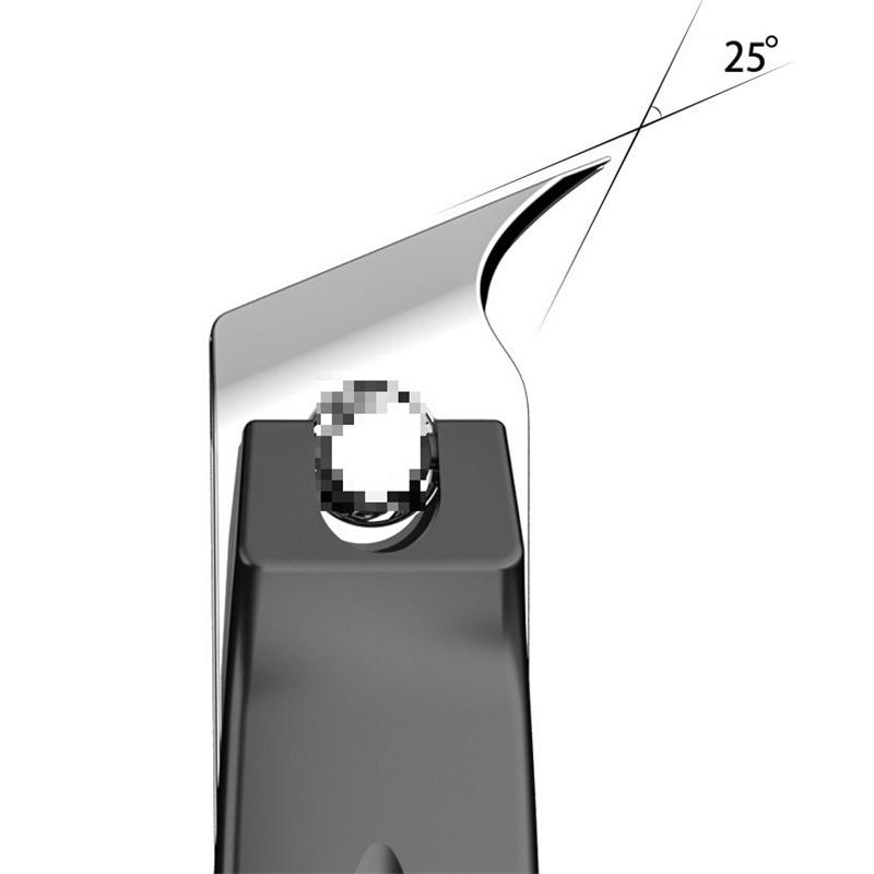 Hochwertiger Nagelknipser in Übergröße mit verlängerter Länge und abgewinkelter Klinge Abgewinkelter Zehennagelknipser Deutsche Technik verhindert Paronychie