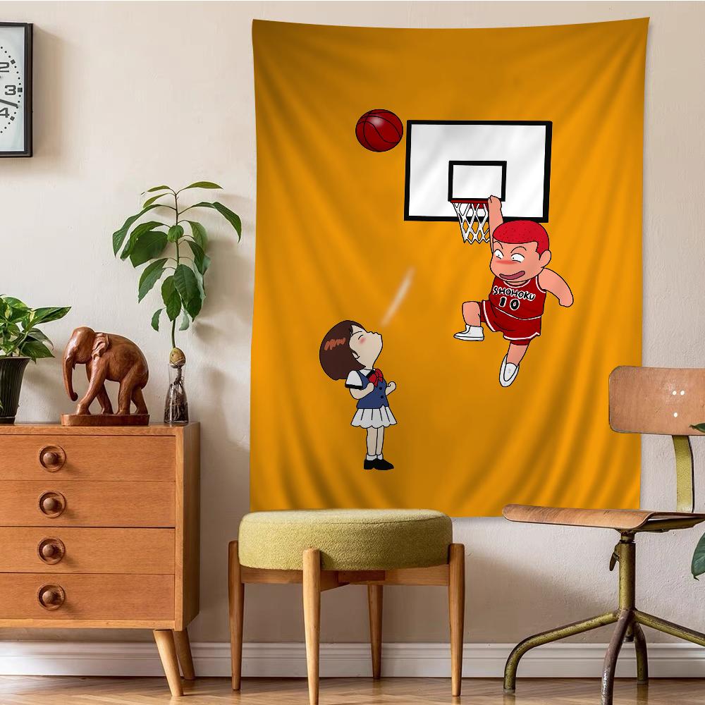 

Japan Anime Figure The First Slam Dunk Basketball Cartoon Tapestry for Living Room Home Dorm Decor INS Home Decor 50x70cm