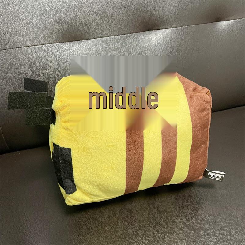 Minecraft Bee Plush Toy - Adorable Yellow Bee Doll Game Gift