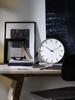 ARNE JACOBSEN 21cm Wall Clock, Scandinavian Design (Silent Design with No Second Hand), CITY HALL 43631, White