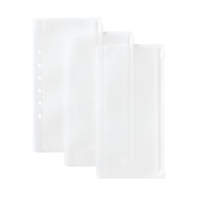 Porta-passaporte MUJI Transparente 3 20 x 10 OHE89A0A Refil, Bolso, Folhas, Aprox.. cm,