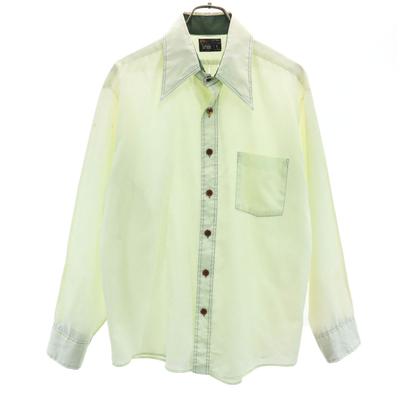 TOWNCRAFT 70s Vintage Collar Stuffers Long Sleeve Shirt L JCpenney Men's Used