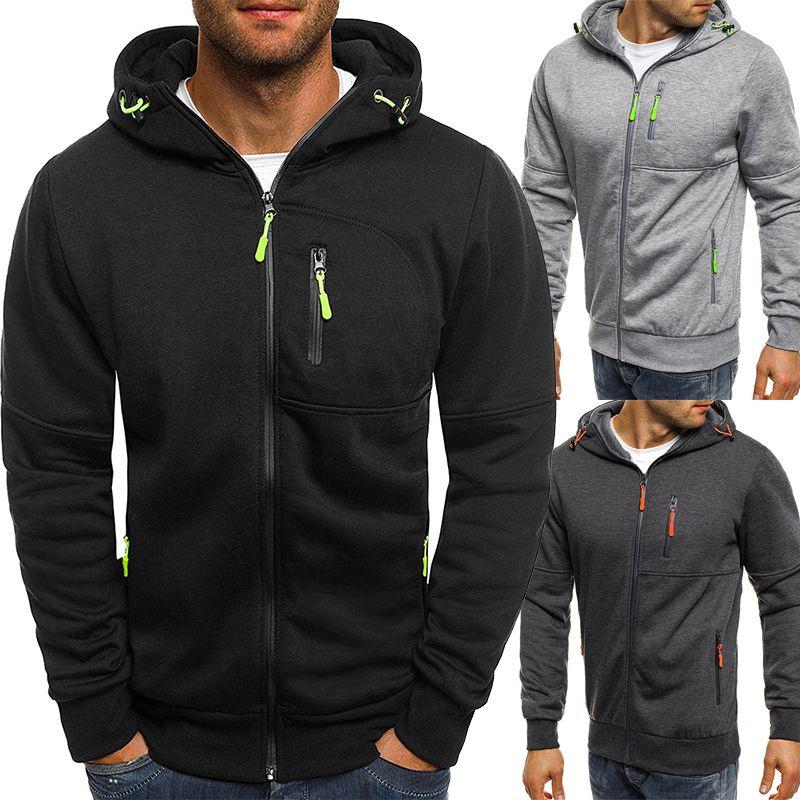 Men's Winter Hoodies Slim Fit Hooded Sweatshirt With Soft Warm Material Jacket