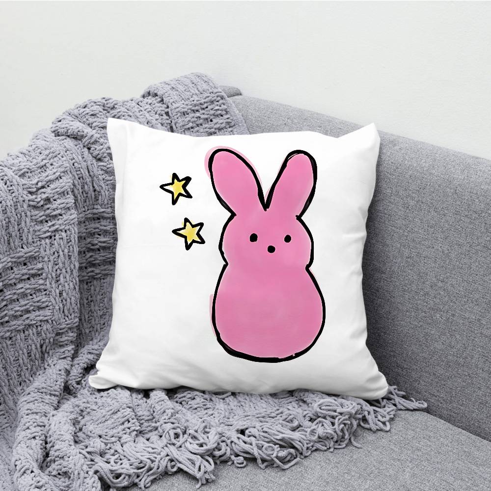 L-Lil P-Peep Pillow Case Print Polyester Fiber 40X40 cm Home Sofa Throw Cushion Cover Decoration