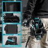 DURATECH Electrician's Tool Pouch, Detachable Tool Bag, Tool Holder, Power Tool Bag, Work Tool Bag, 1800D Oxford Fabric, Carabiner Hook, Multifunction