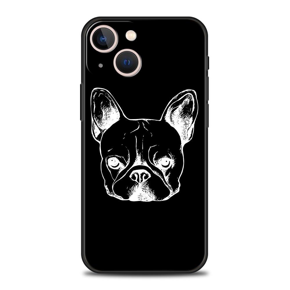 Coque de téléphone bouledogue français pour iPhone Samsung Galaxy Redmi Xiaomi Oppo OnePlus Note SA 7 8 9 10 11 12 13 14 20 21 22 23 53 54 Pro Max Plus Ultra