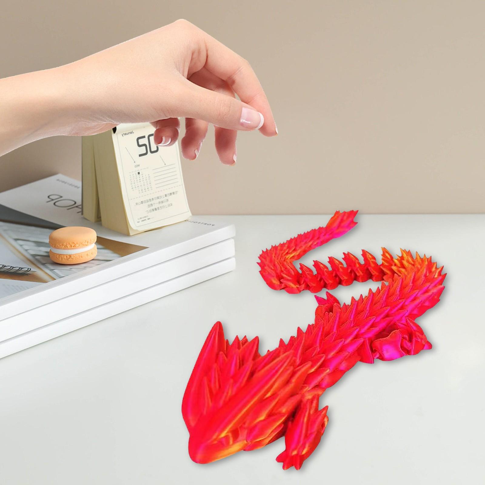 

3D-печать Модель подвижного соединения Игрушка ручной работы Украшения Креативные декоративные поделки One Size красный