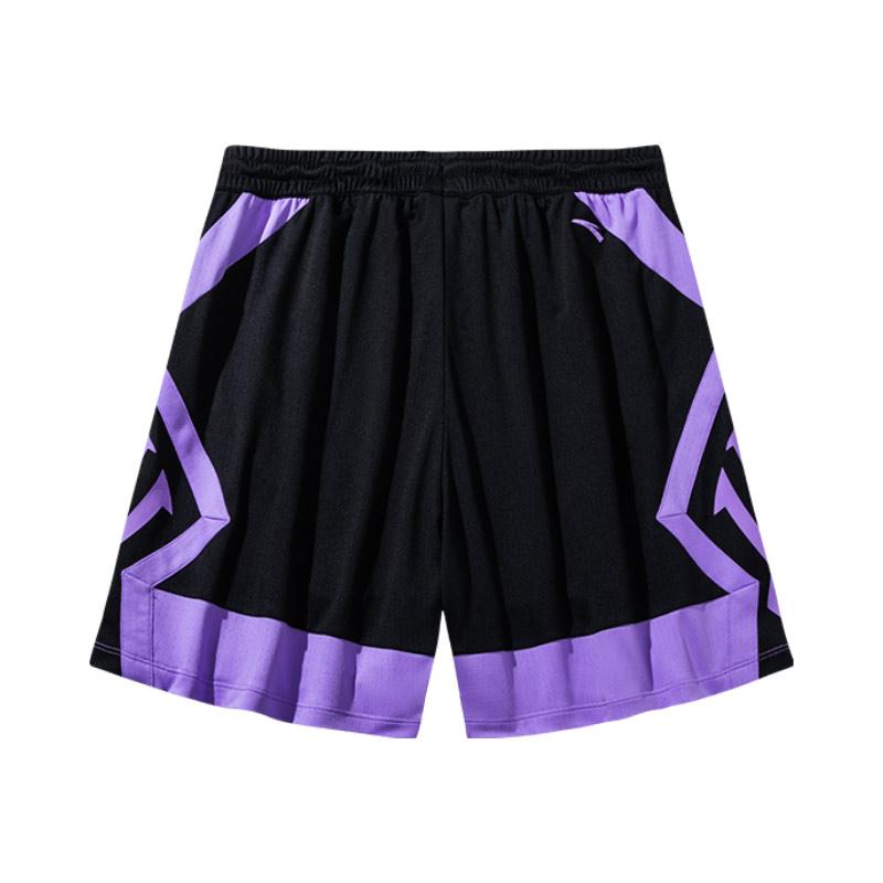 Anta Kyrie Irving Series Color Block Mid-Rise Drawstring Comfortable Versatile Breathable Straight-Leg Basketball Pants Unisex Bottoms 172431306-3