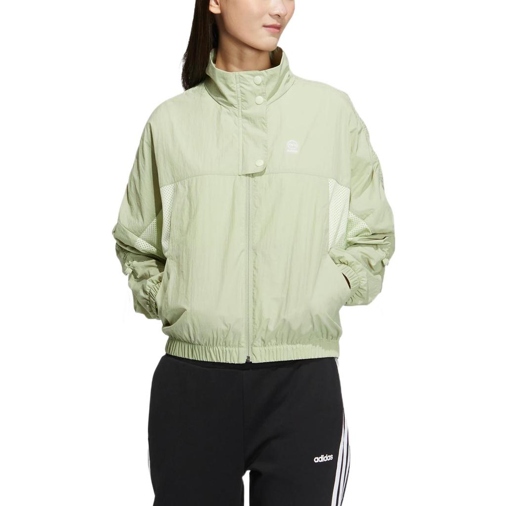 Adidas Neo Jackets Women's Green Stand Collar Moderate Other HS8843