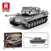 1273PCS World of Tanks Leopard 1 Main Battle Tank Building Blocks Cold War Classic Tank Military Model Toy Gift For Adult Gamers