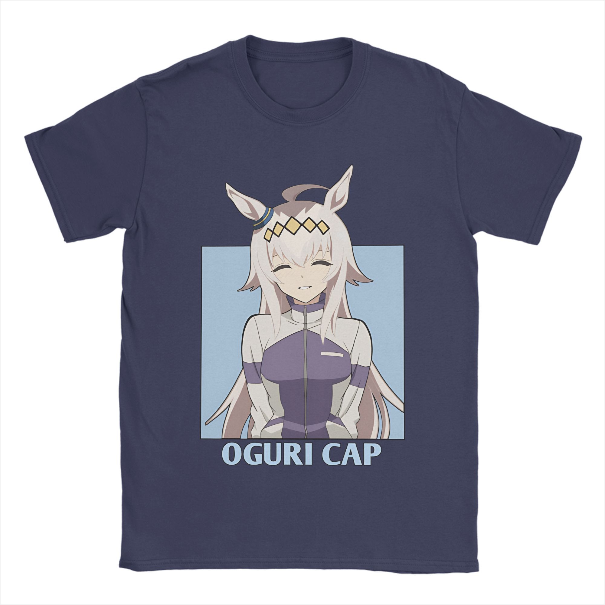 

Oguri cap Uma musume T Shirts Men s Cotton Casual T-Shirts Crew Neck Tees Short Sleeve Clothes Plus Size 4XL