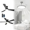 Ceiling Fan Light With Blades For Bedroom And Living Room Decor