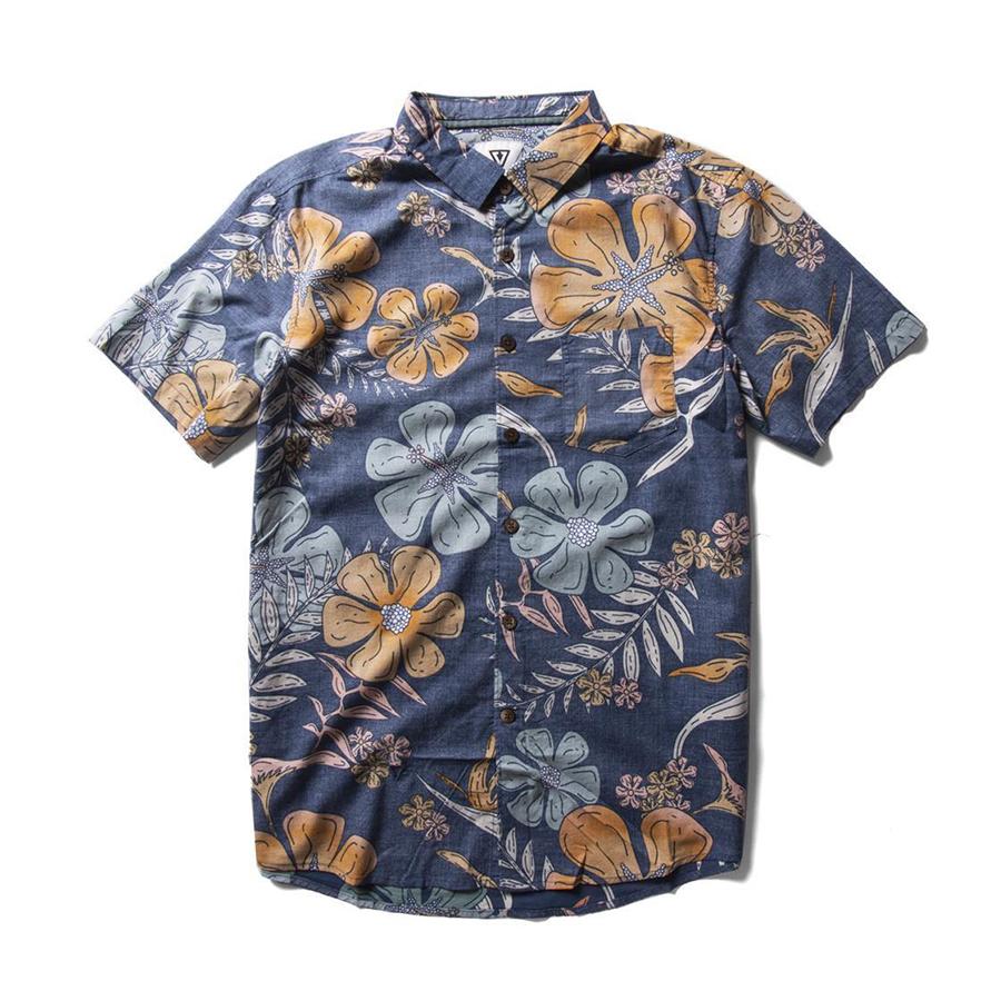 Bisla Garden Isle Ss Shirt-Dkd M(M5011Gai-Dkd-M)