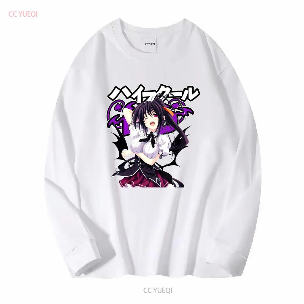 Akeno Himejima High School Dxd Essential T Shirt All Size Vintage Washed Slightly Breathable Designer Clothes Casual Fashion