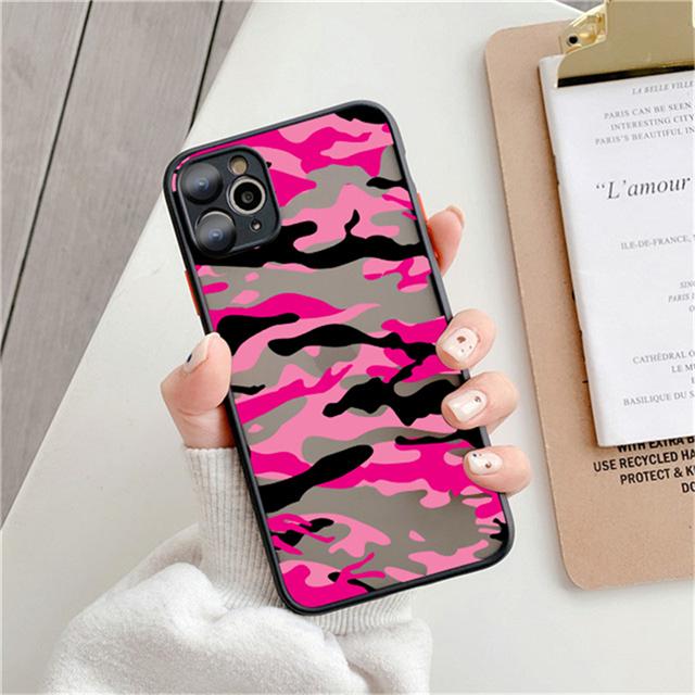 

Модный матовый чехол с леопардовым узором для iPhone 12 11 Pro Max 7 8 Plus XS Max XR X 13 12 Mini SE 2020, прозрачный противоударный чехол iPhone 7