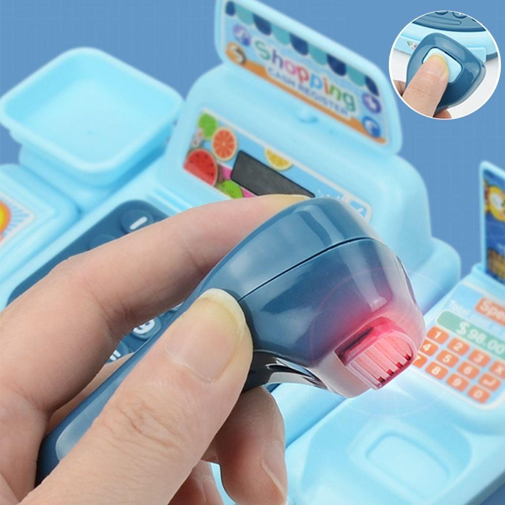 Lighting Supermarket Cash Register Role Play Supermarket Cashier Toys Children's