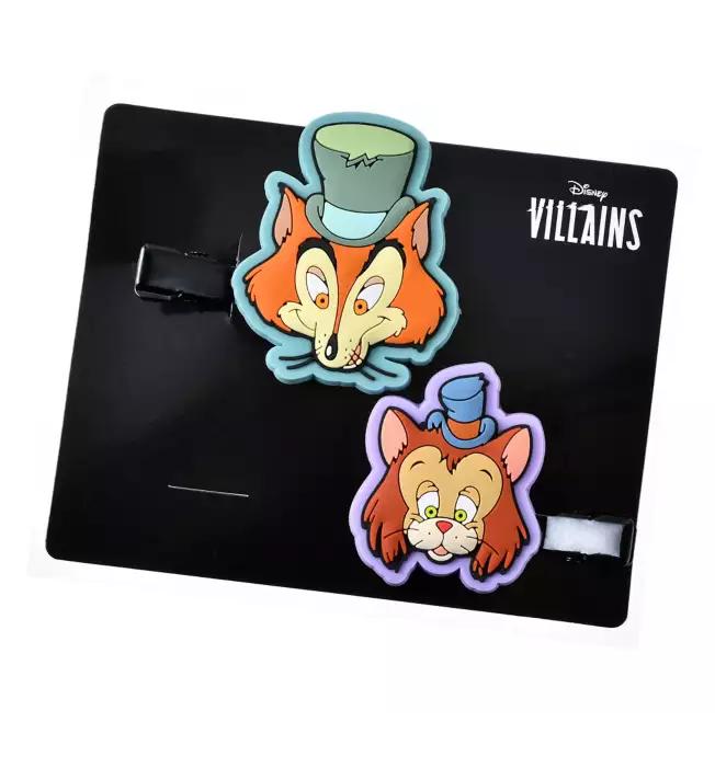 

Дисней Честный Джон и Гидеон Набор заколок для волос MAEGAMI Диснеевские злодеи Япония НОВЫЙ