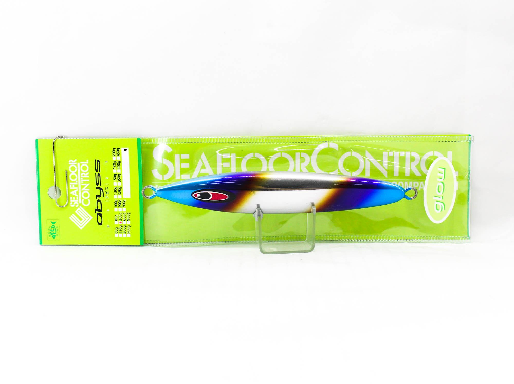 Seafloor Control Metal Jig Abyss 260 grams Titan Red Pearl Dot Glow (6044)