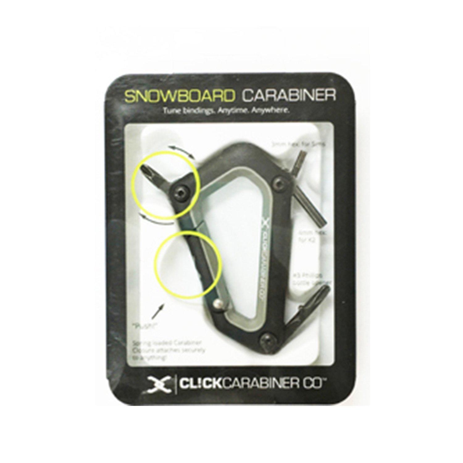 

CLICKCARABINER Carabiner for Gray Snowboards, серый