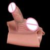 Skin Touch Silicone Pants With Hollow Realistic Dildo Penis Sleeve Stretchable Sex Toys For Men Cock Enlarge & Extender