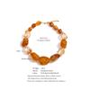 Yhpup 2026 Arrivals Acrylic Resin Chain Statement Necklace Waterproof Handmade Jewelry Green Blue Beige Yellow Amber Accessories