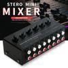 Highest Sound Quality 6 Channel Line Passive Mixer No External Power Supply