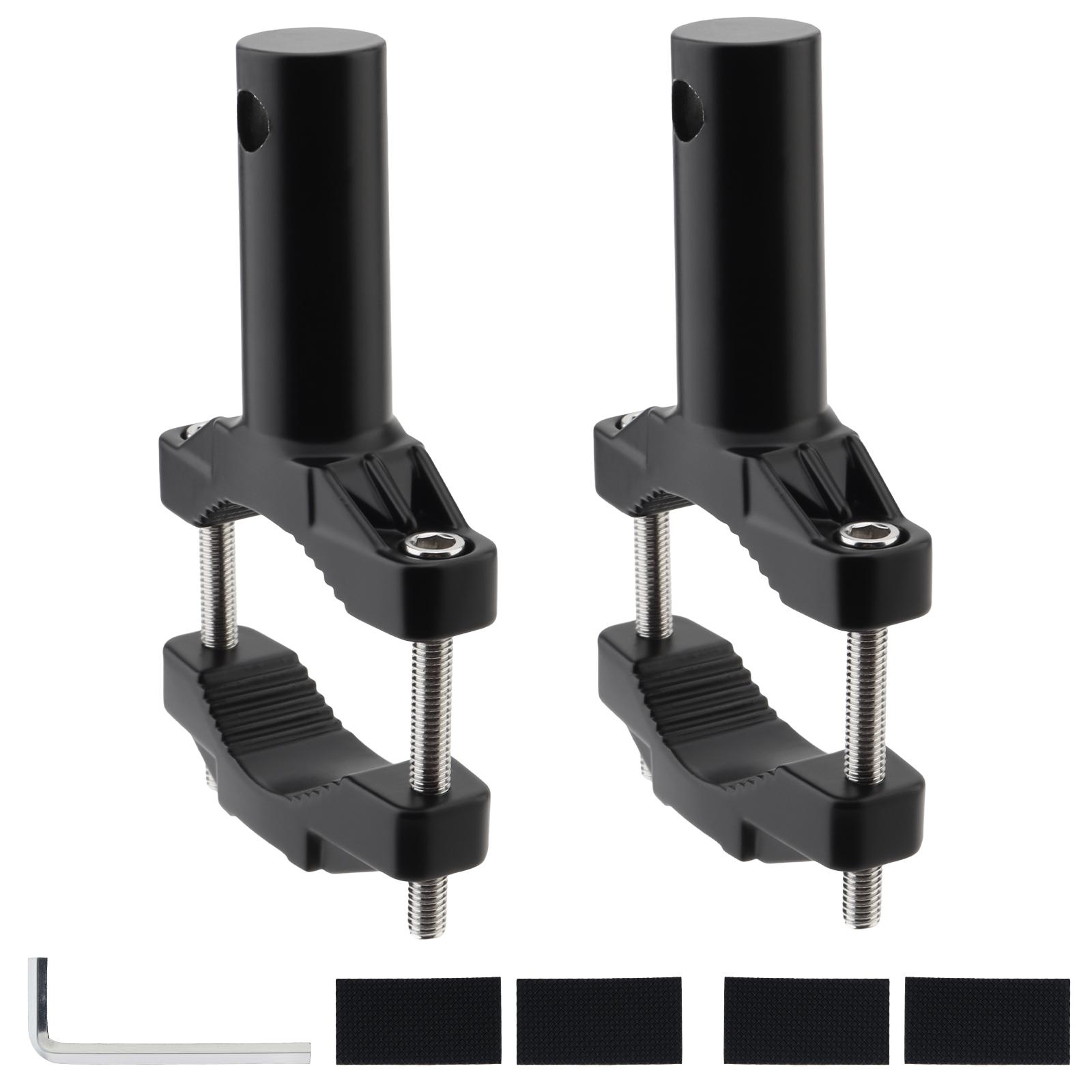 

Алюминиевый сплав 2 шт. Регулируемый на 360 градусов монтажный зажим для световой балки 18-32 мм 0,71-1,26 дюйма Мотоцикл Квадроцикл Внедорожник Багажник на крышу IP67 Водонепроницаемый