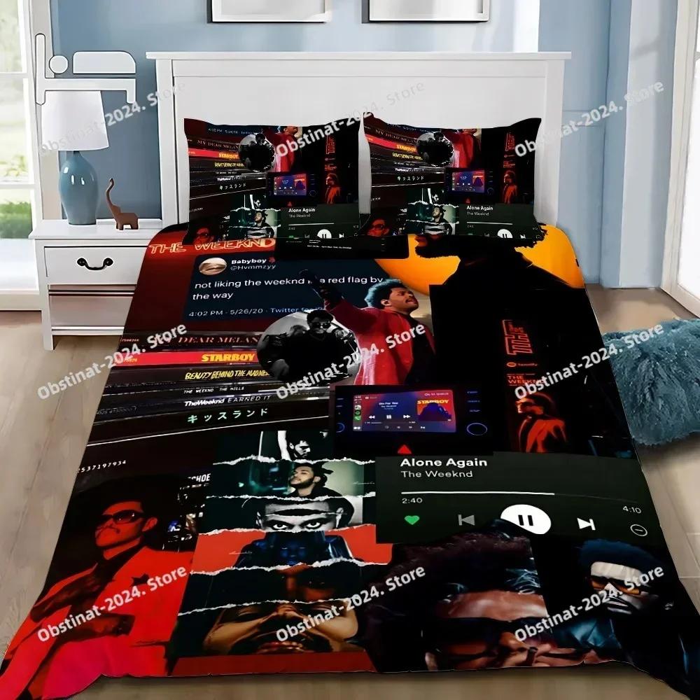 Bettbezug Kissenbezug Bettwäsche Set Erwachsener Junge The W-Weeknd XO Mädchen Schlafzimmer Dekoration Kinder Geschenk Einzel Doppel Groß