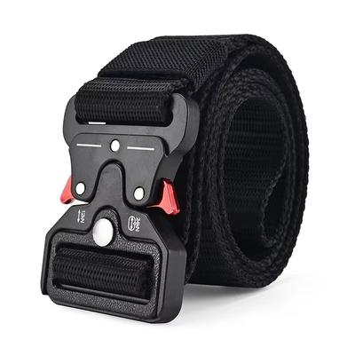 6 Farben Herren Gürtel Outdoor Multifunktionsgürtel Hochwertiges Canvas für Nylon Männlich Luxusgürtel Damen Sport Jeansgürtel Neutrale Gürtel