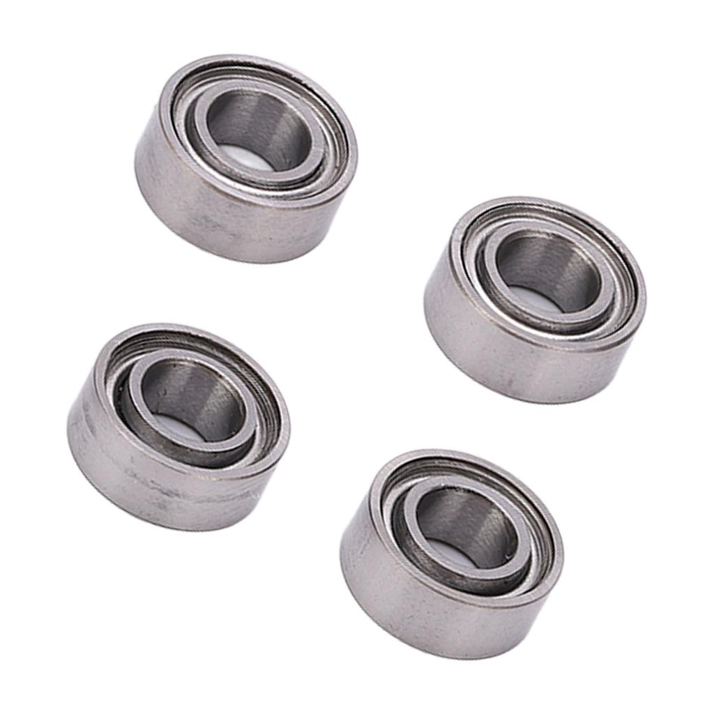 4Pcs Stainless Steel Ball Bearings 5x10x4mm for Arrma 3S 1 10 Remote Control Cars