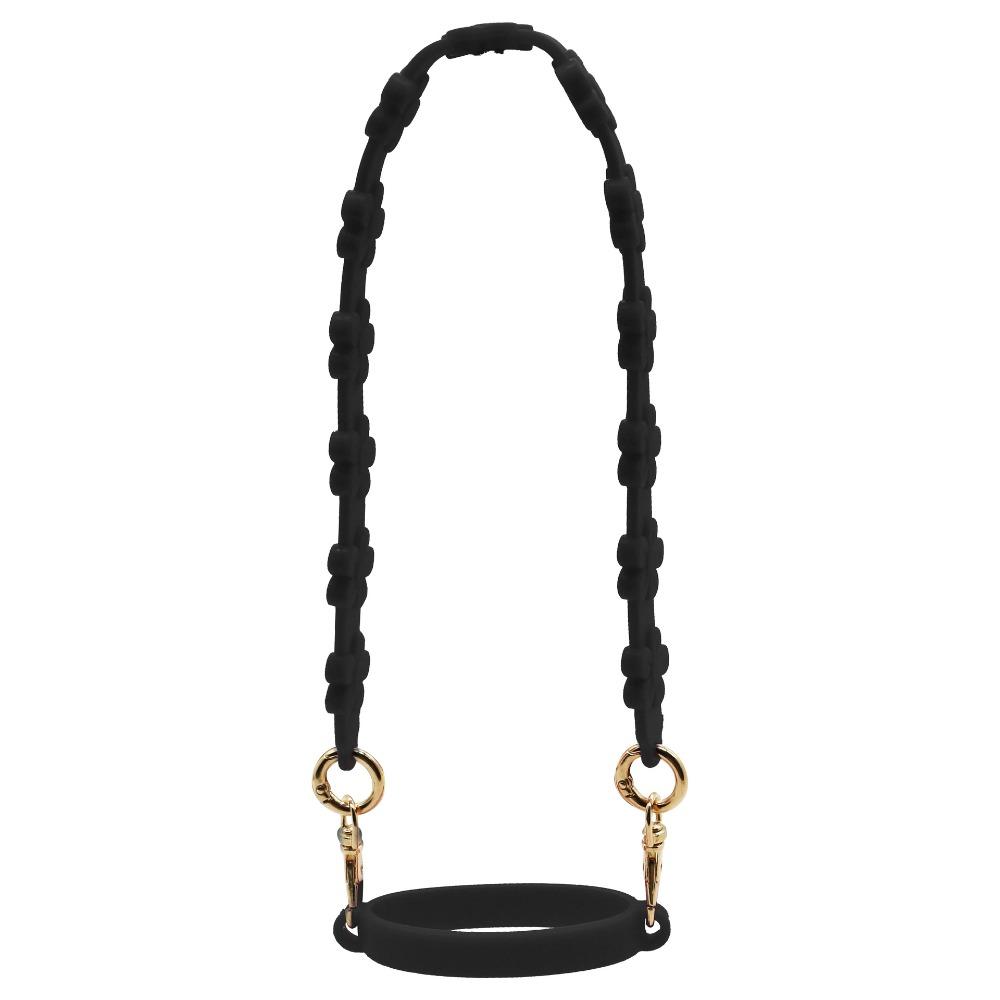Silicone Material Water Bottle Handle Portable Design Flower Pattern Water Bottle Lanyard Durable Water Bottle Sling