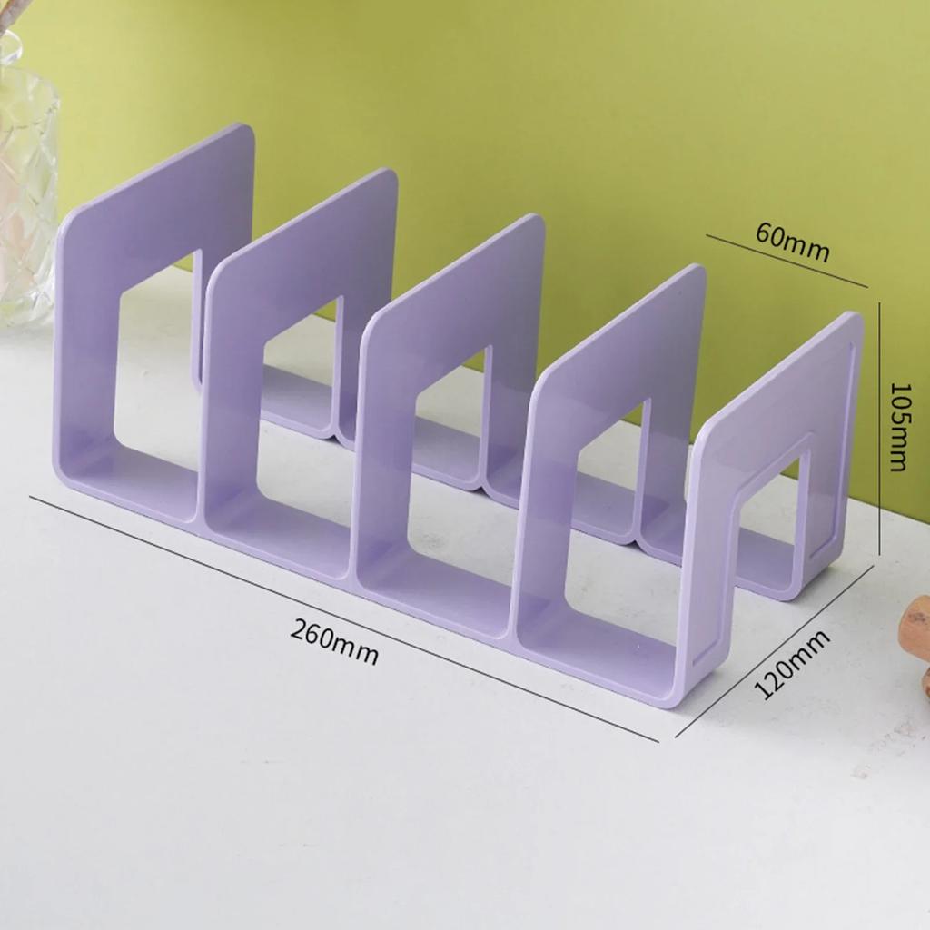 Multi-function Book Magazine Bookshelf Storage Stand Desk Organizer Holder for Book Magazine CD Files School Office Supplies