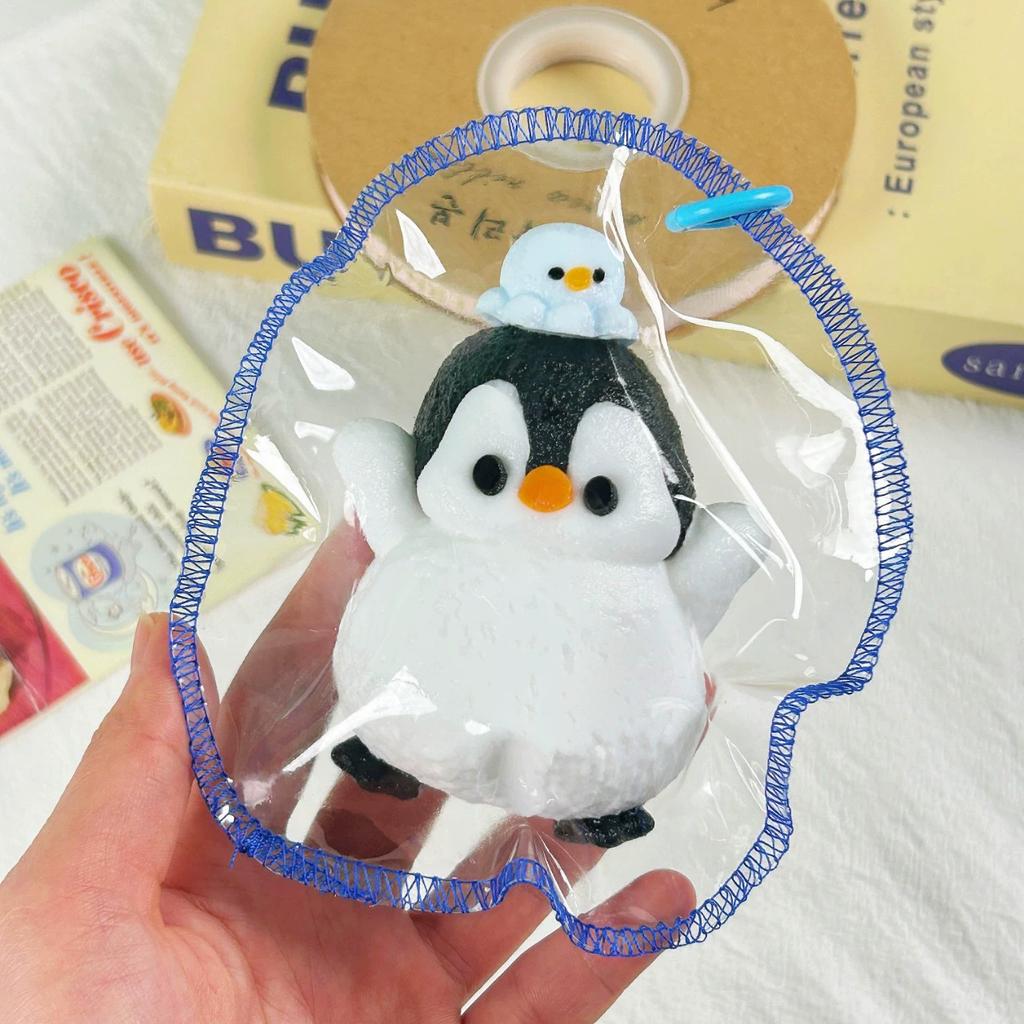 Cute Chubby Penguin Slow Rebound Stress Relief Toy Ultra Soft Squeeze Toy Super Soft Cream Mud Fun Creative Gift For All Ages