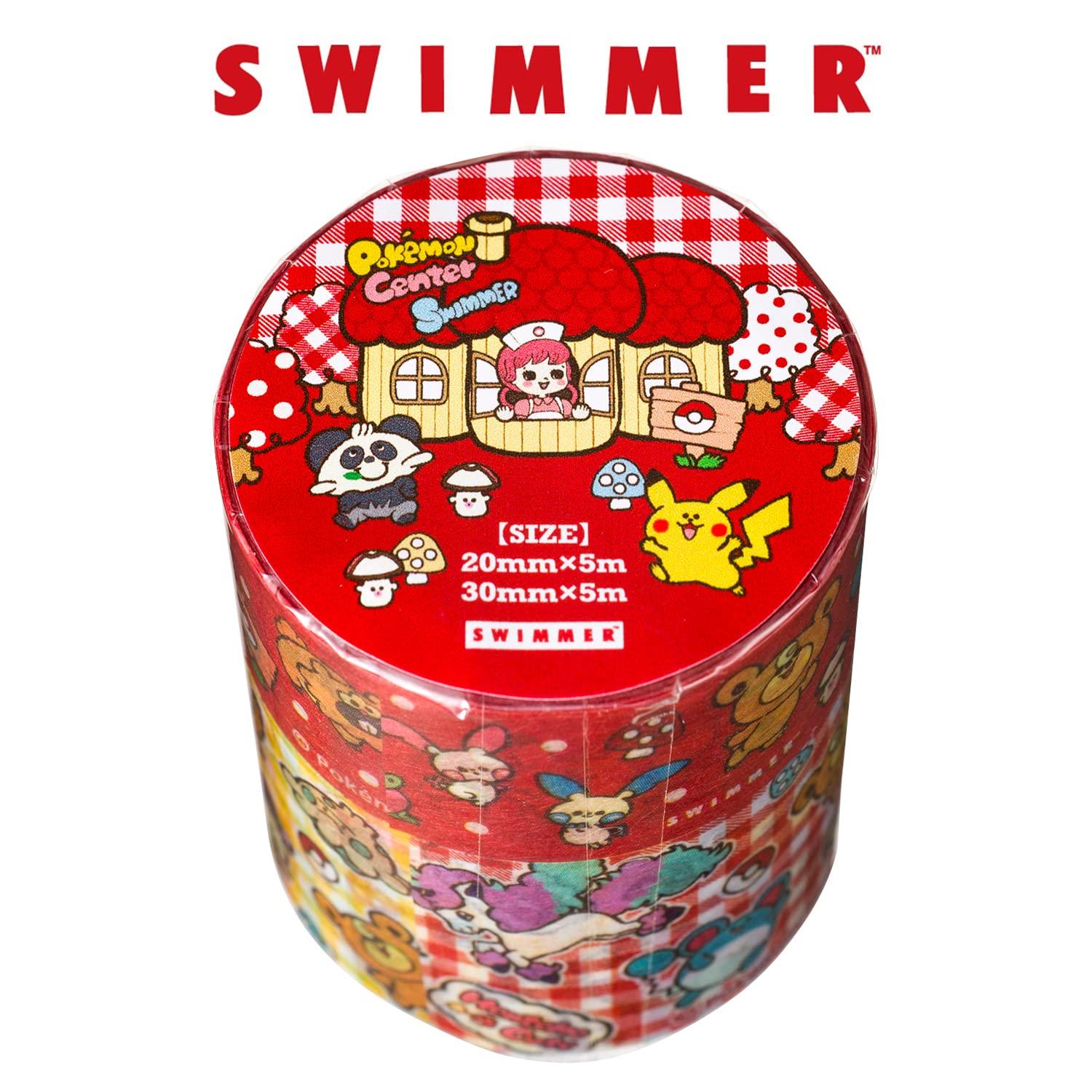 

Pokemon Center Original SWIMMER Набор из 2 липких лент Henteko Cute