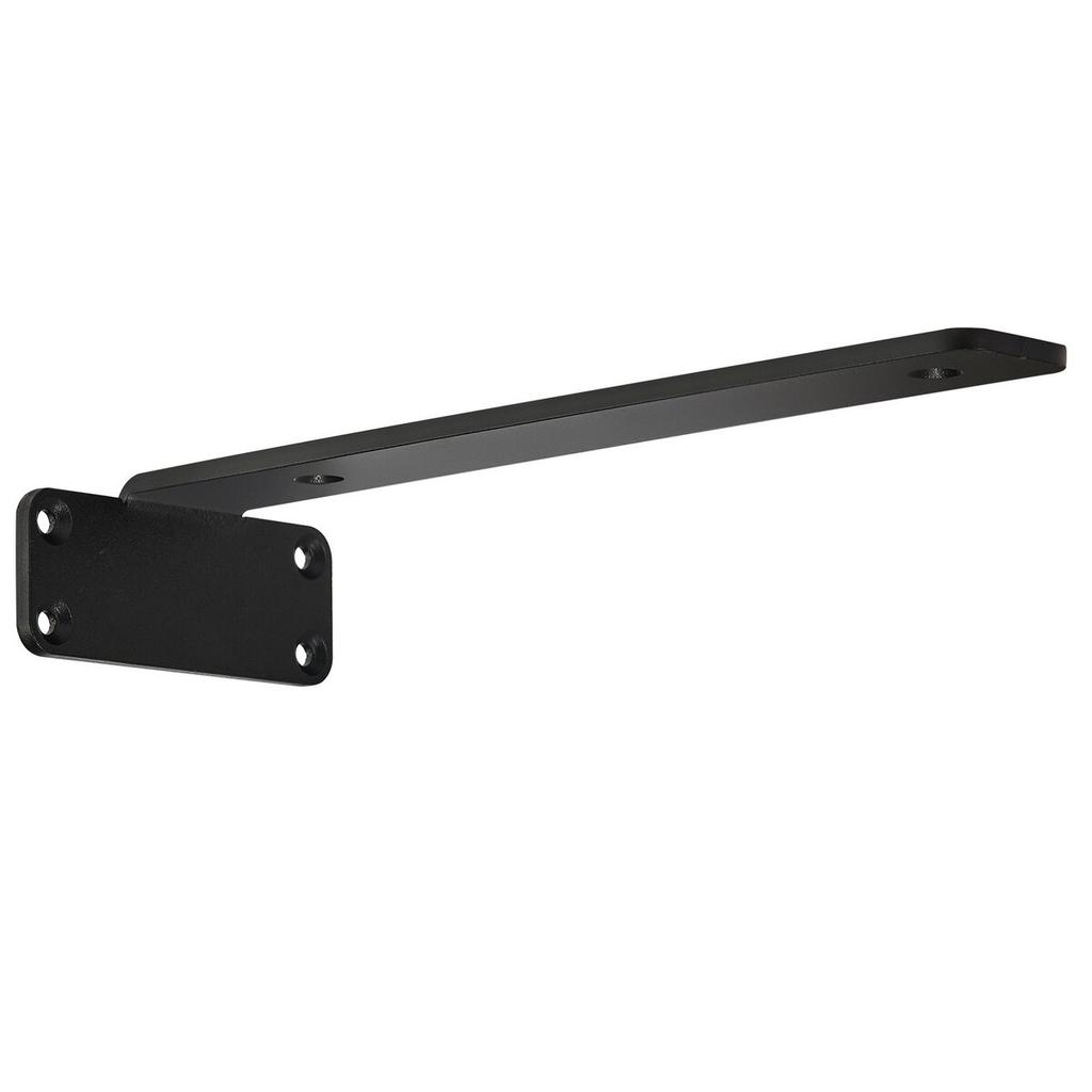 Shelf Bracket, 6”L x 4”W x 1.6”H 6 Pcs, Heavy Duty Floating Shelf Brackets, Brackets for Shelves, 5mm Thick Matte Black L Shelf Bracket,Steel Shelving
