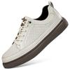 New High Quality Men's Shoes Genuine Leather Lace-up Oxford Shoes Brand Business Men Casual Shoes Handmade Skateboard Shoes