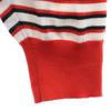 GUCCI made in Italy Border Pattern Long sleeve V neck cardigan L Red Men's Used