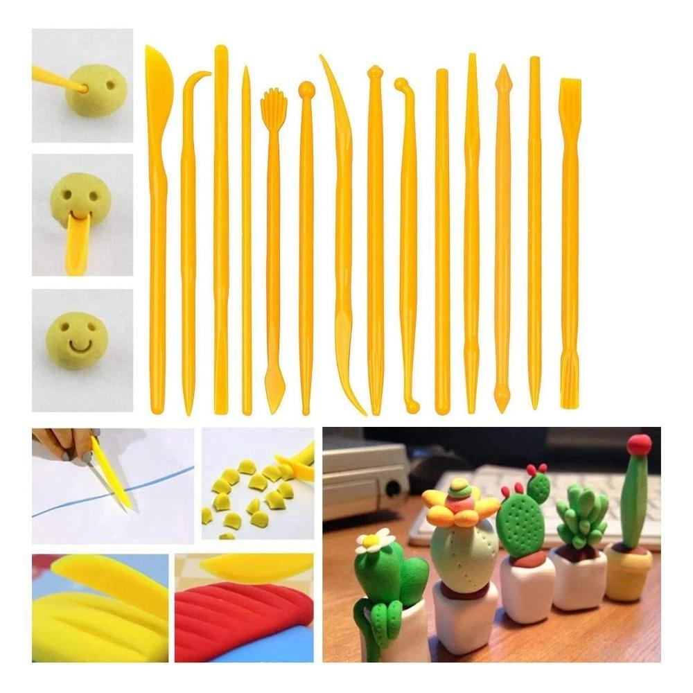 61pcs Mould Clay Cutter Circular Cutter Plastic Clay Cutters Engraving Pen Polymer Clay Earrings