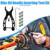 Bike Chain Repair Tool Kit w/ 5 Pairs Quick Link for 9 Speed Chain Multicolor