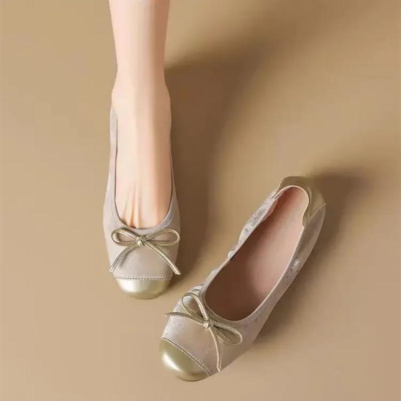 

Женские туфли на плоской подошве, последние мокасины с бантом, женская обувь, горячая модная весна, быстрая доставка, низкая цена, распродажа 35