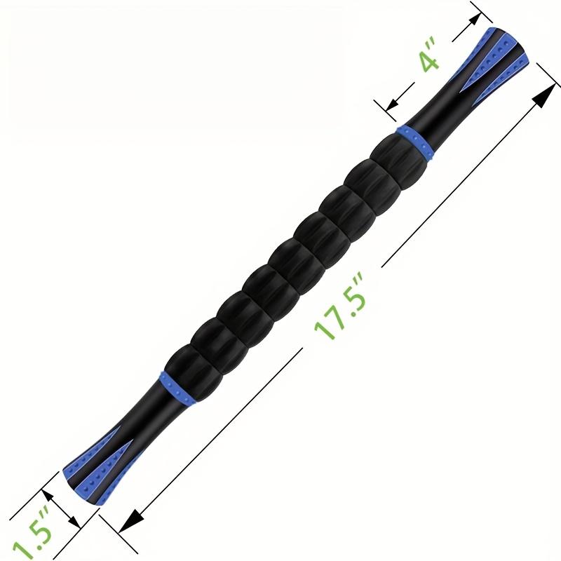 Manual Yoga Massage Roller Stick Sturdy Stylish Tool For Athletes Fitness Relieve Leg And Back Muscle Soreness Workout Recovery