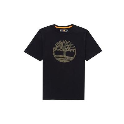 Pattern Fireworks Outdoor Comfortable Casual Crew Neck Pullover Short Sleeve Drop Shoulder T-Shirt Men T-Shirt Black A6DVK-001