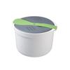 Durable Microwave Food Container Cooker Practical Microwave Cooker Innovative Microwave Rice Cooker for Healthy Cooking