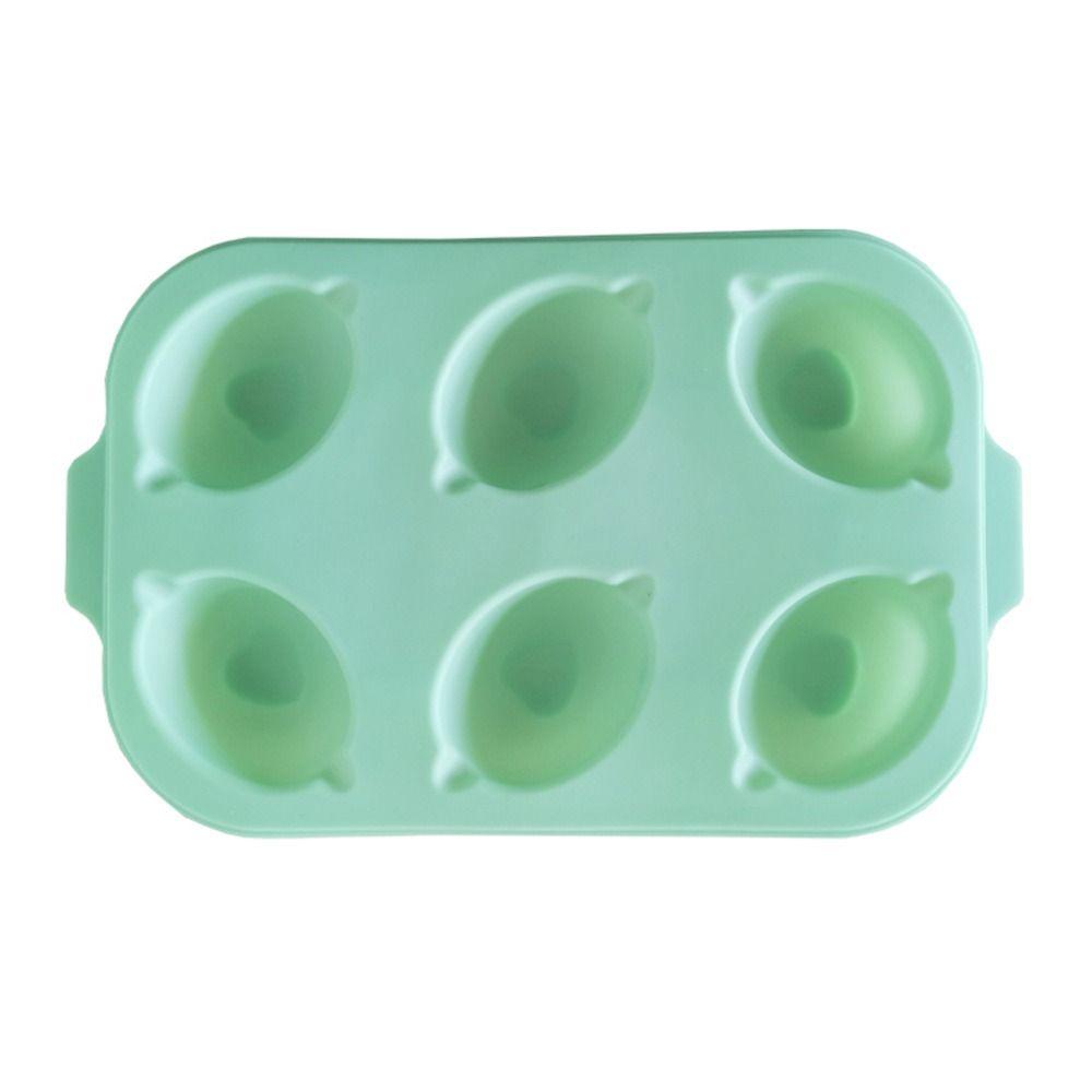 

Craft Chocolate 3D Non-Stick Soap Silicone Lemon Mold Resin Mould Sugarcraft Cake Decorating Tool зелёный