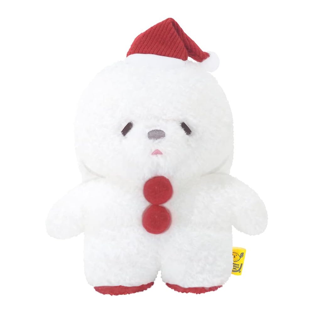Sanlemon Fuwafuwa Tatton Santa Bunny Plush Toy White 12.5x7.5x16.1cm Animal Stuffed Toy