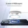 Qi2.2 Magnetic Wireless Charger with Low-Temperature Heat Dissipation, 25W Fast Charging for Apple 17 Phones.