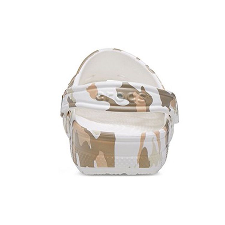 Crocs Classic Clog Camouflage Print Beach Clogs Unisex Footwear White-Camouflage 206454-94S