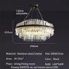 French luxury crystal chandelier Nordic modern home lighting living room LED chandelier room decoration indoor ceiling light