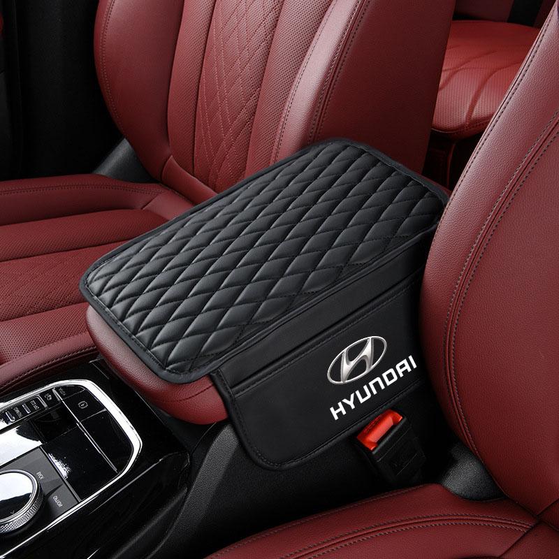 1Pcs Leather Car Armrest Mat Tissue Boxes Height Pad Armrest Box For Hyundai Mistra Lafesta Elantra Accent IX35 I20 I30 Azera Sonata