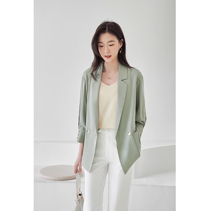 Women's High-Quality Summer Street-Style Loose Blazer with Sun Protection